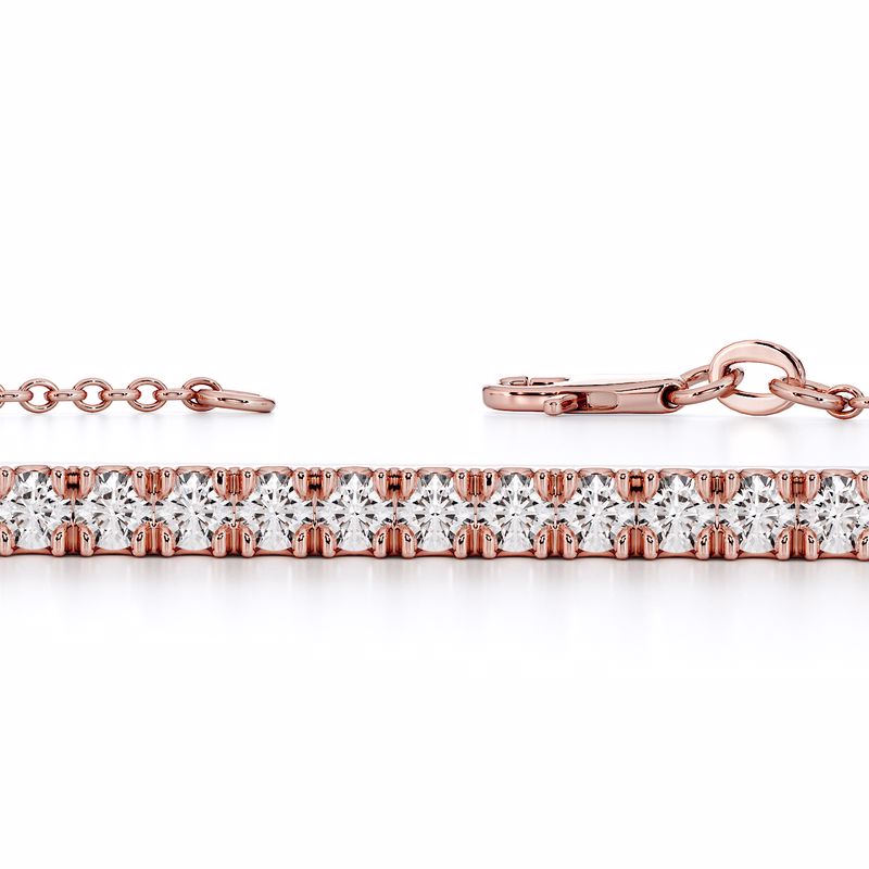 Diamonds line bracelet