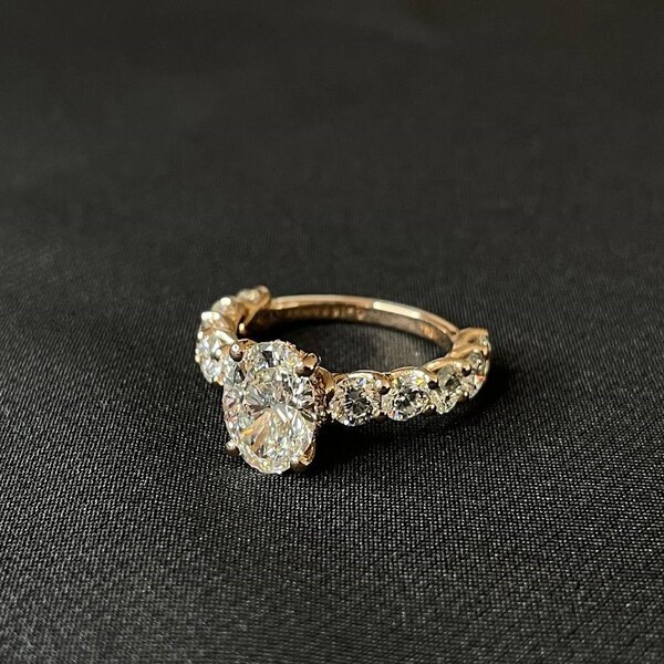 Royal Oval Engagement Ring