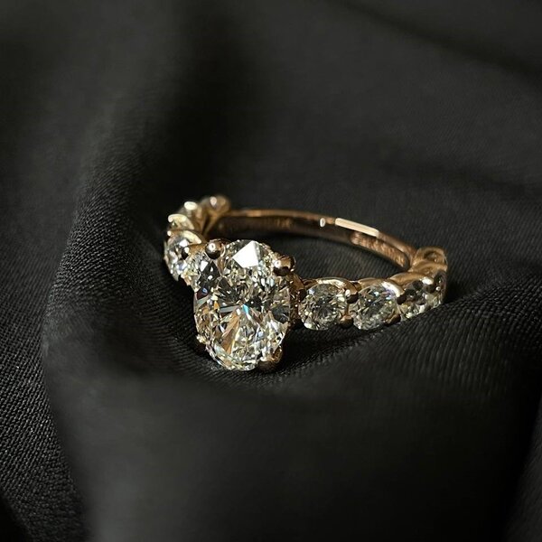 Royal Oval Engagement Ring